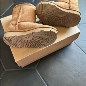 UGG Toddler Tan Suede Boots